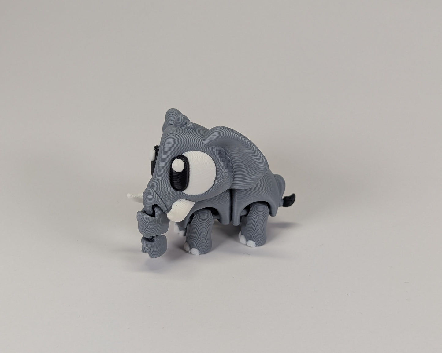 Elephant Cute Critter Standing Looking Left
