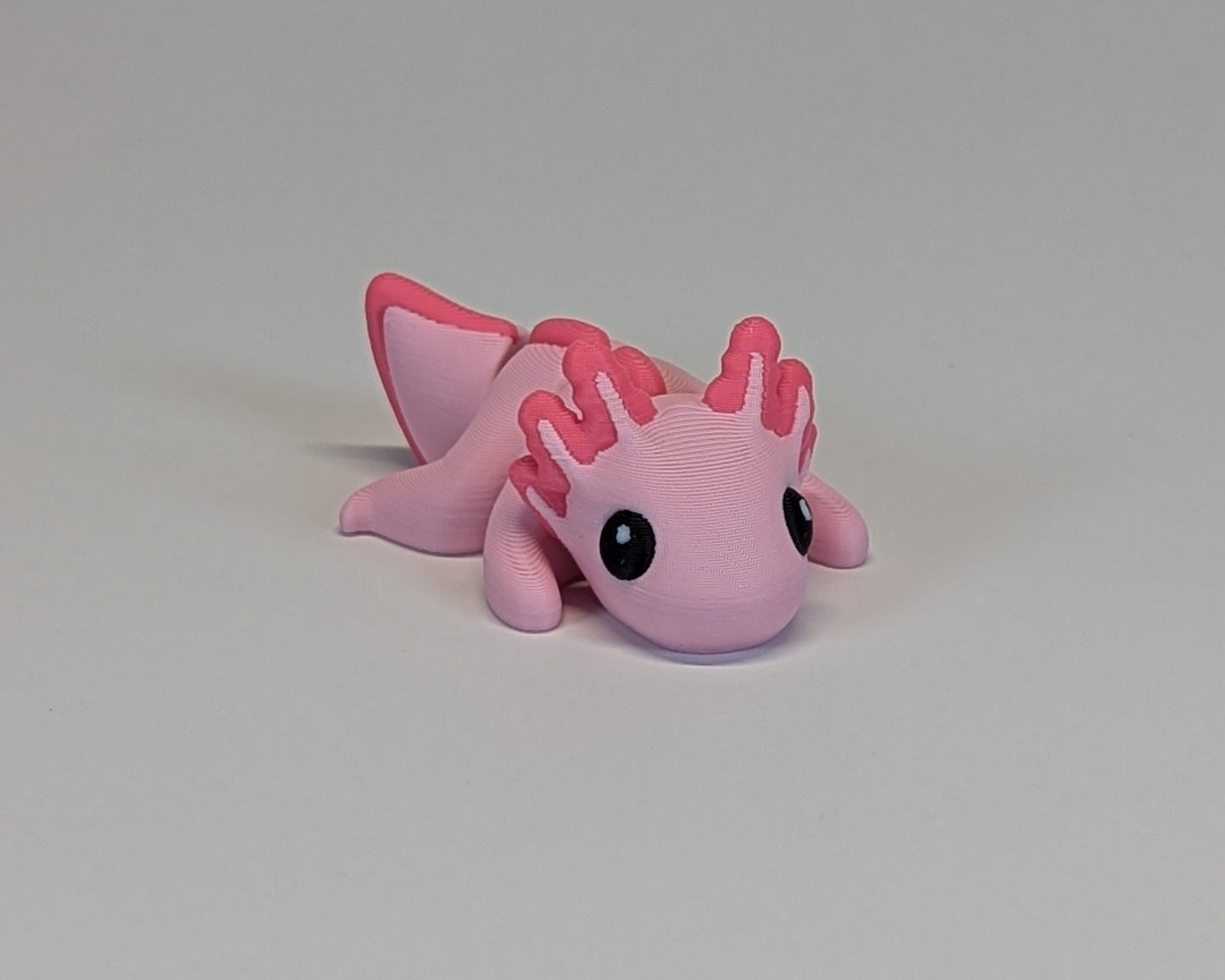Jiggle Pet Axolotl Facing Camera