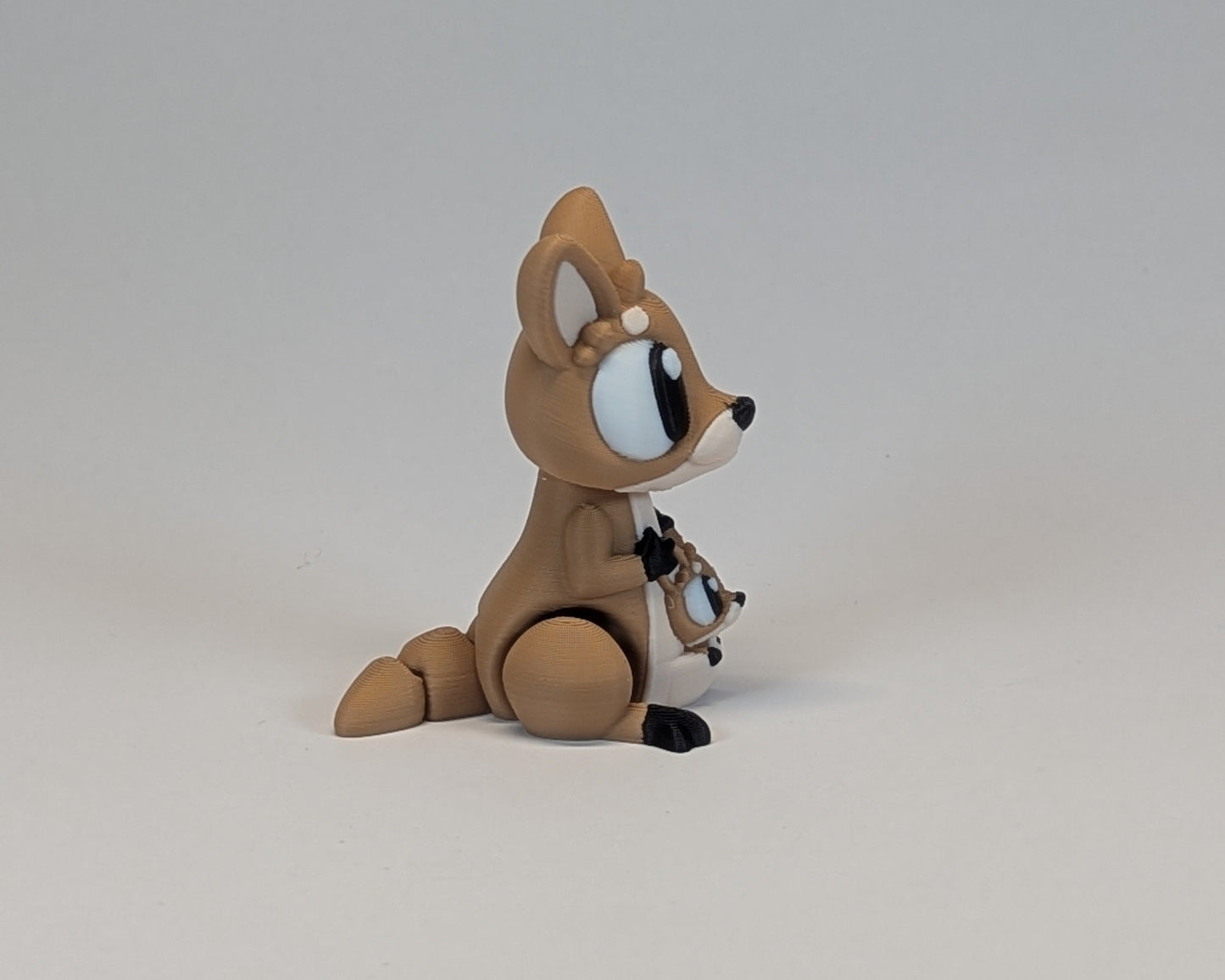 Female Kangaroo Cute Critter looking right