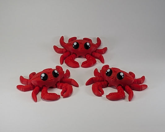 3 Tiny Crabs design by Cinderwing3d 