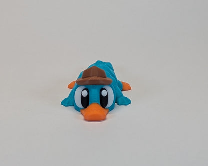 Undercover Platypus Looking straight ahead