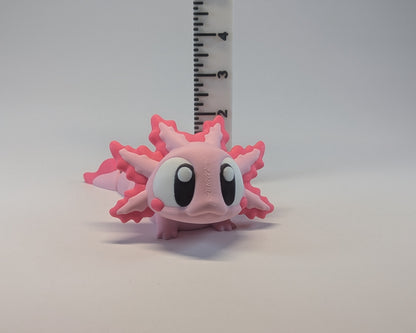 Height of Axolotl Signature Creature With Ruler