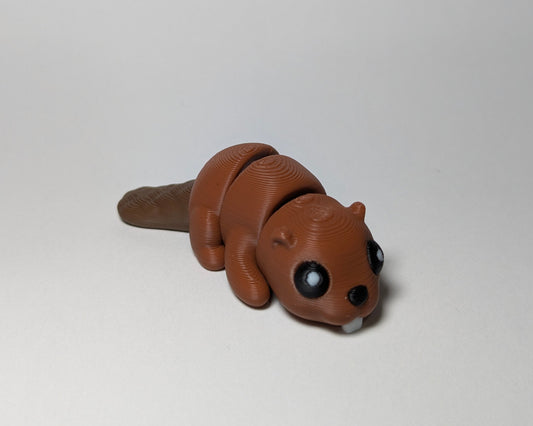 Beaver Jiggle Pet Mini Flexi Animal 