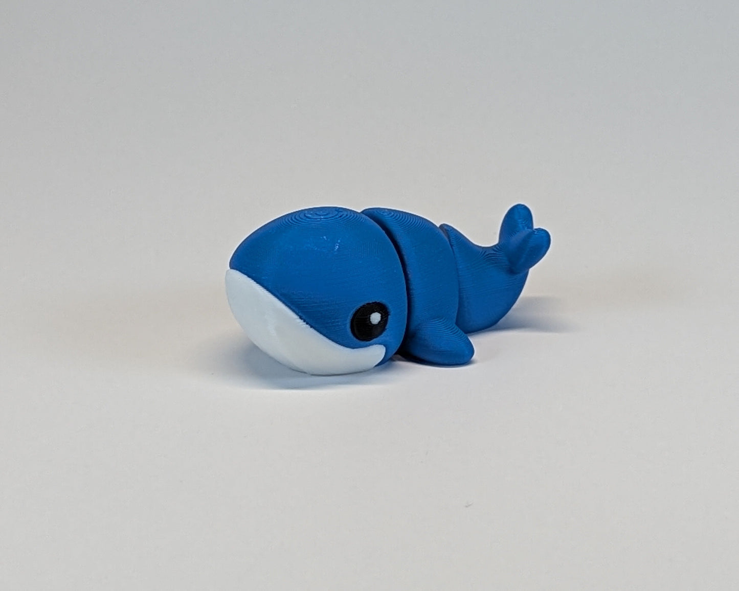 Blue Whale  Jiggle Pet Left Side
