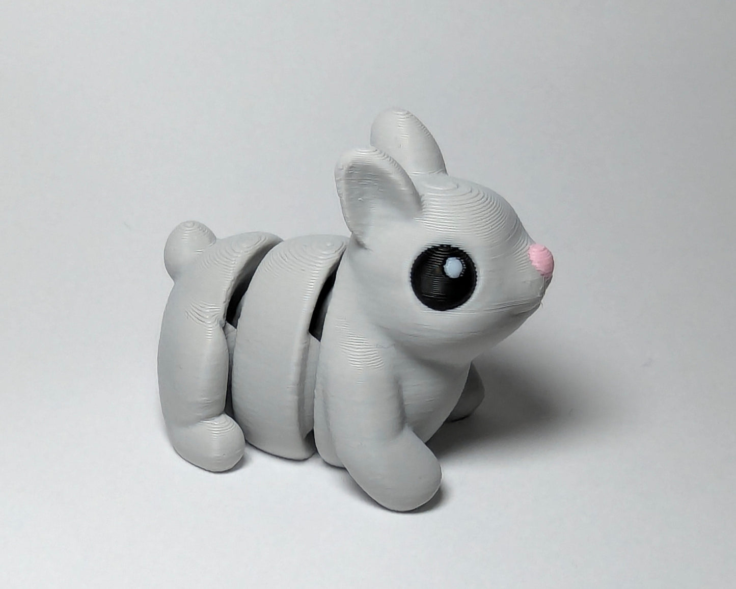 Bunny Jiggle Pet Looking Right Mini Flexible Animal