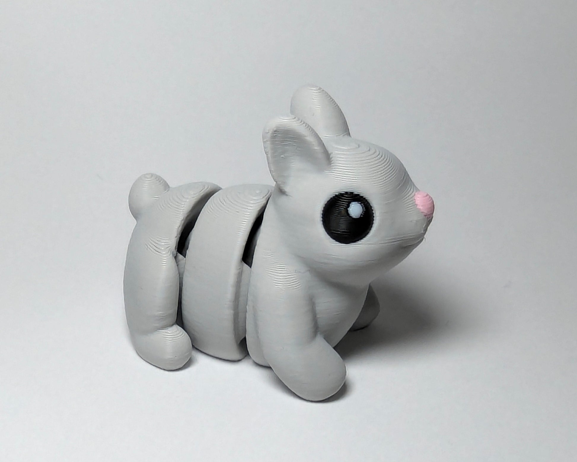 Bunny Jiggle Pet Looking Right Mini Flexible Animal