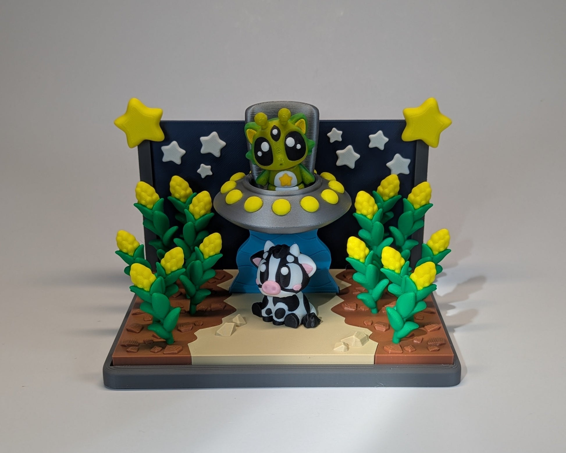 Cosmic Cow Abduction Tiny Habitat