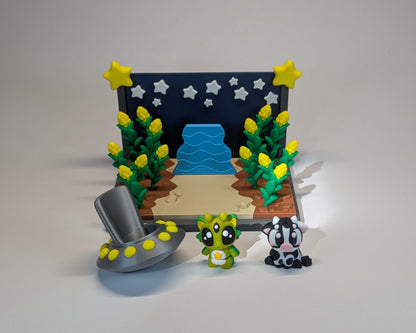 Cosmic Cow Abduction Tiny Habitat Parts View