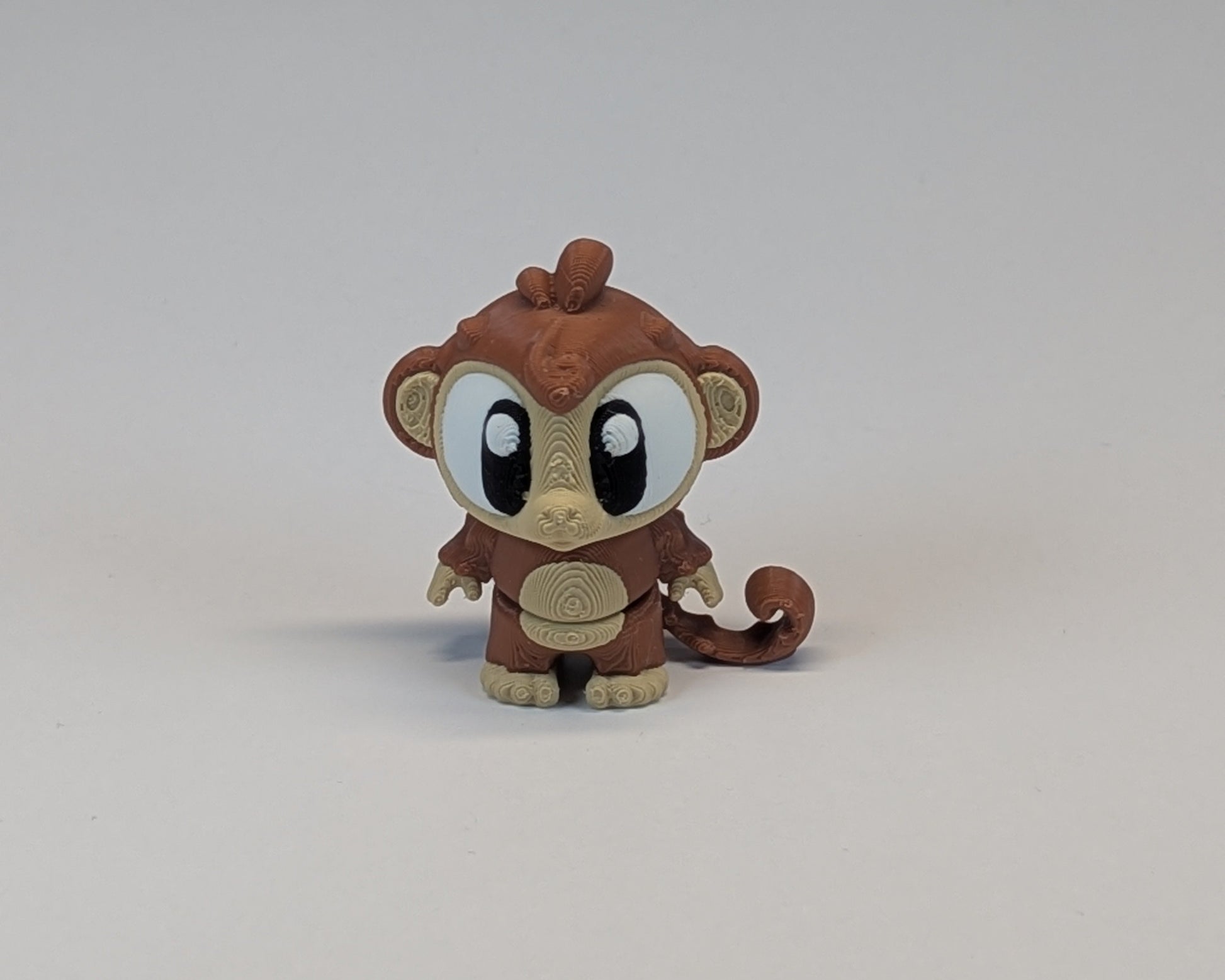 Single Cute Critter Monkey Standing Facing forward