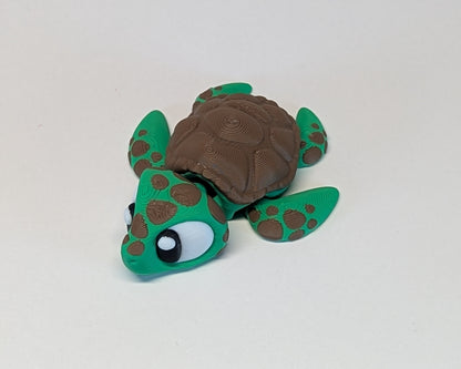 Cute Critter Sea Turtle laying down
