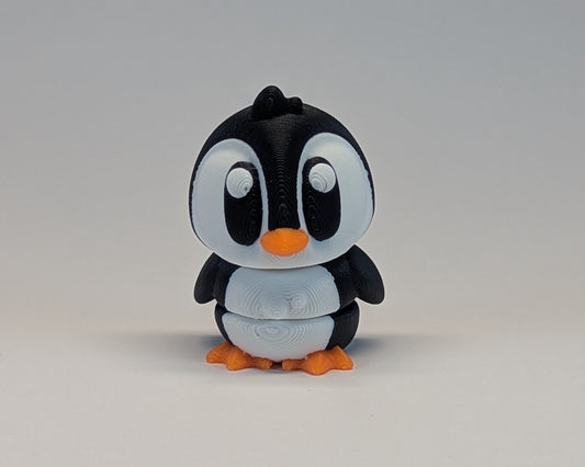 Cute Penguin Looking ahead