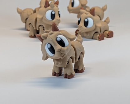 Cuties - Little Creatures - Goat - Head Tilted Left Facing Camera