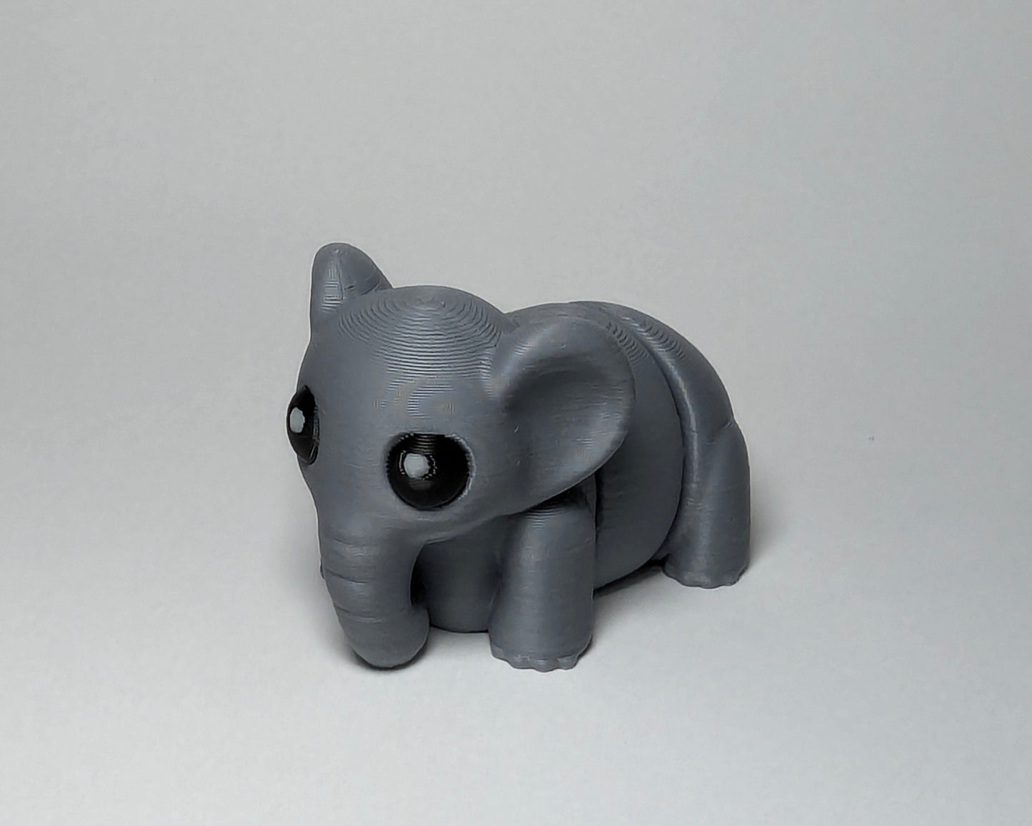 Elephant Jiggle Pet Mini Flexi Animal Looking Left