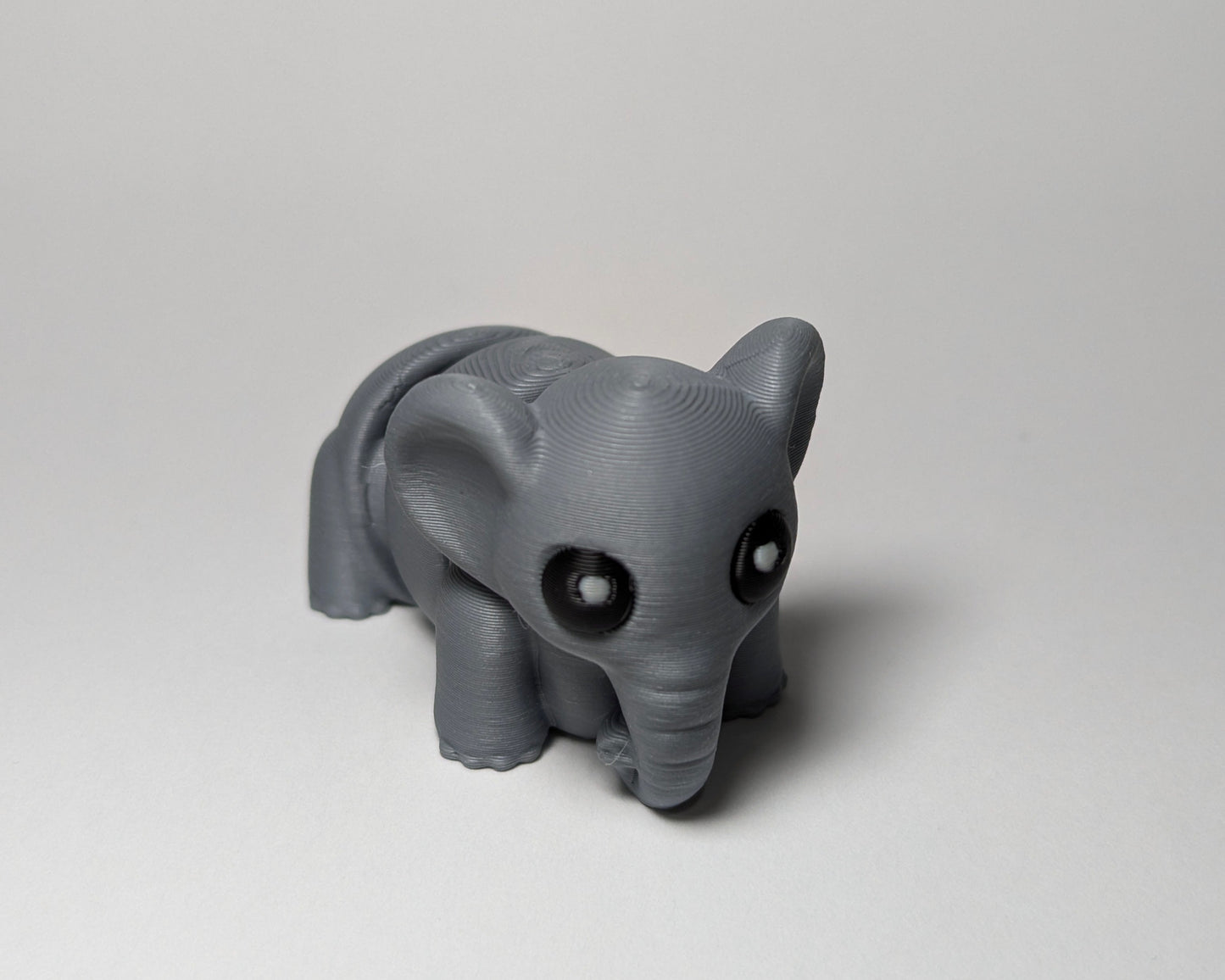 Elephant Jiggle Pet Mini Flexi Animal Looking Right