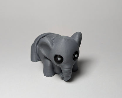 Elephant Jiggle Pet Mini Flexi Animal Looking Right