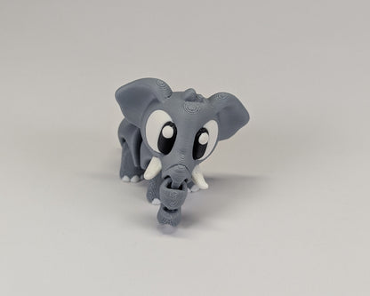 Elephant Cute Critter Facing Camera