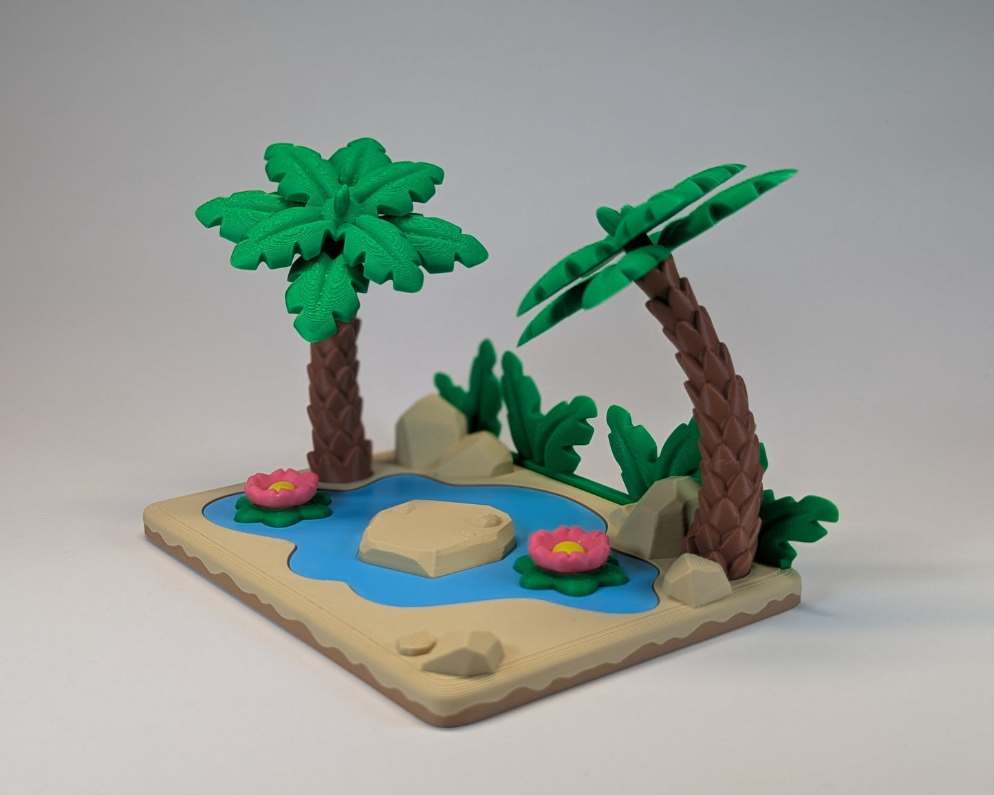 Flamingo Lagoon Tiny Habitat Empty Front Right Side view