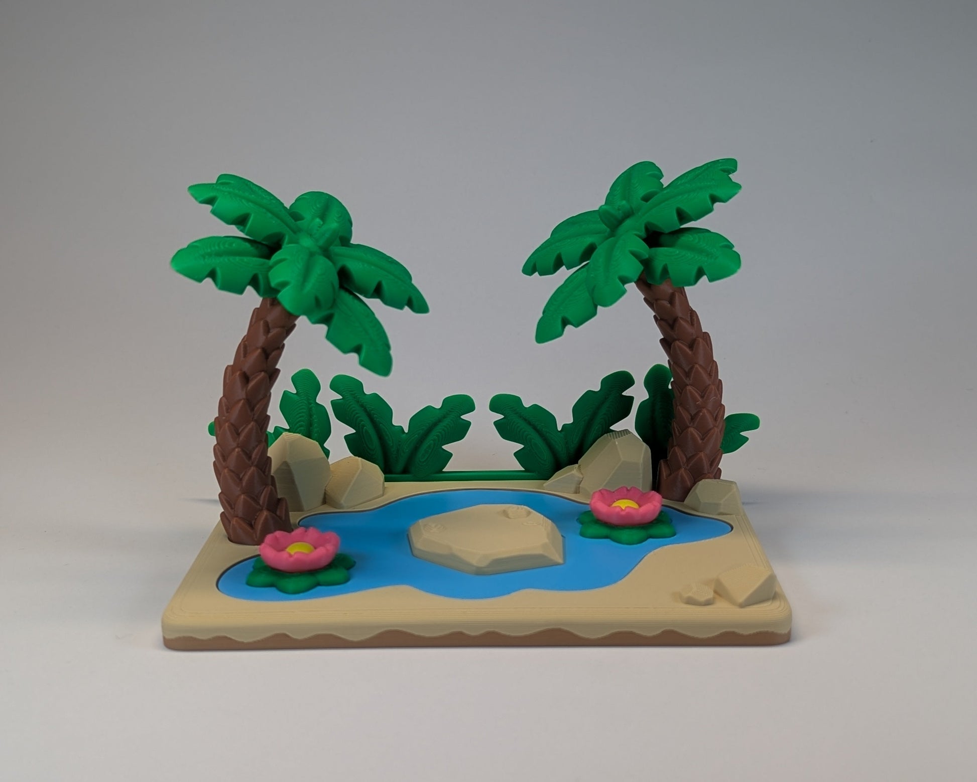 Flamingo Lagoon Tiny Habitat Front View