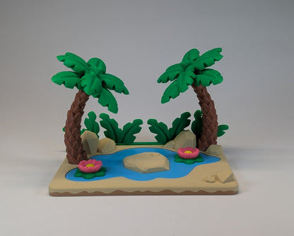 Flamingo Lagoon Tiny Habitat Front View