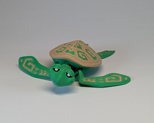 Flexi Factory Tattooed Turtle Swim Pose 