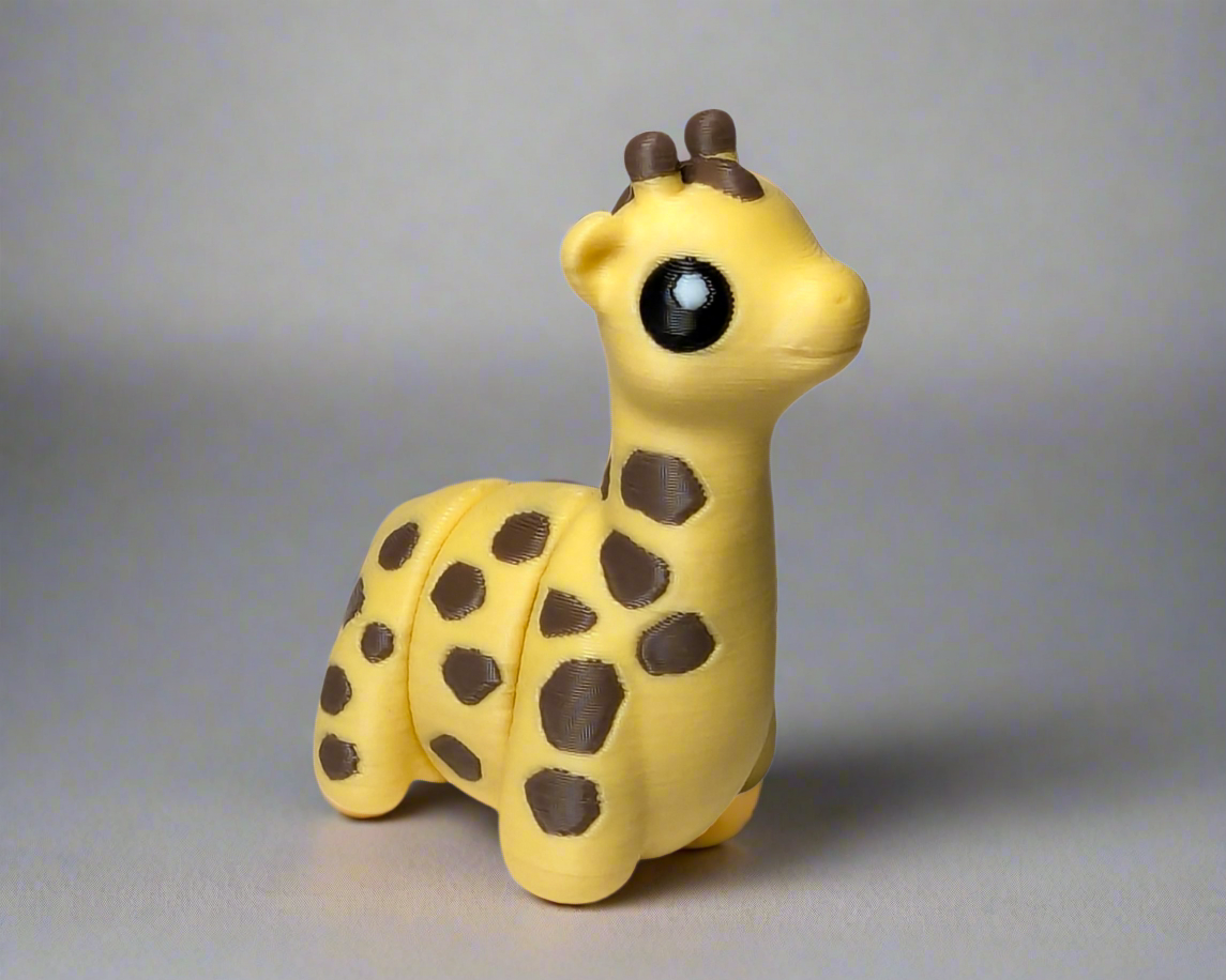 Giraffe Jiggle Pet Mini Flexi Animal Facing right