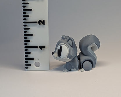 Grey Squirrel Cute Critter measure height