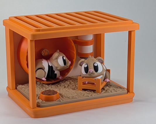 Guinea Pig Cage Tiny Habitat viewed from the front left