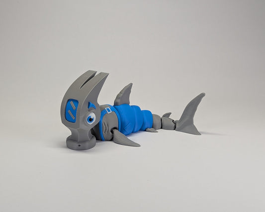 Hammerhead Shark Signature Creature Flexy Factory facing forward left