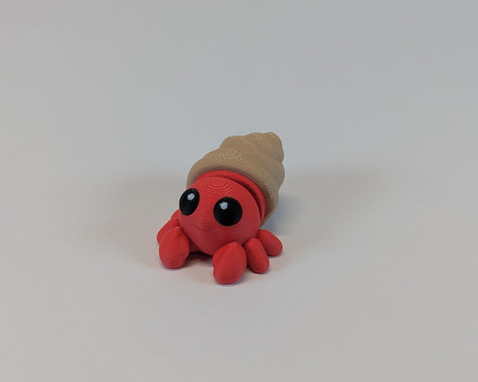 Hermit Crab Jiggle Pet Straight On