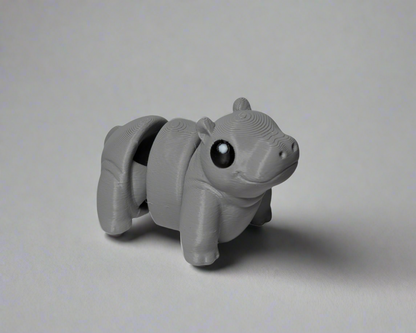 Hippo Jiggle Pet Mini Flexi Animal Facing Right