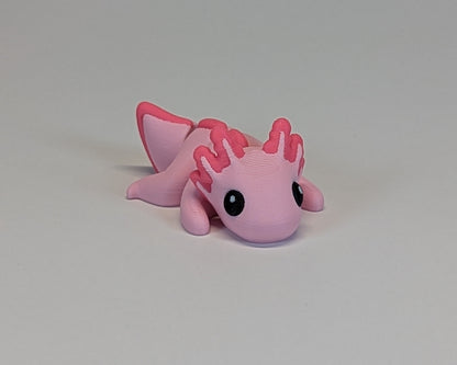 Jiggle Pet Axolotl Facing Camera