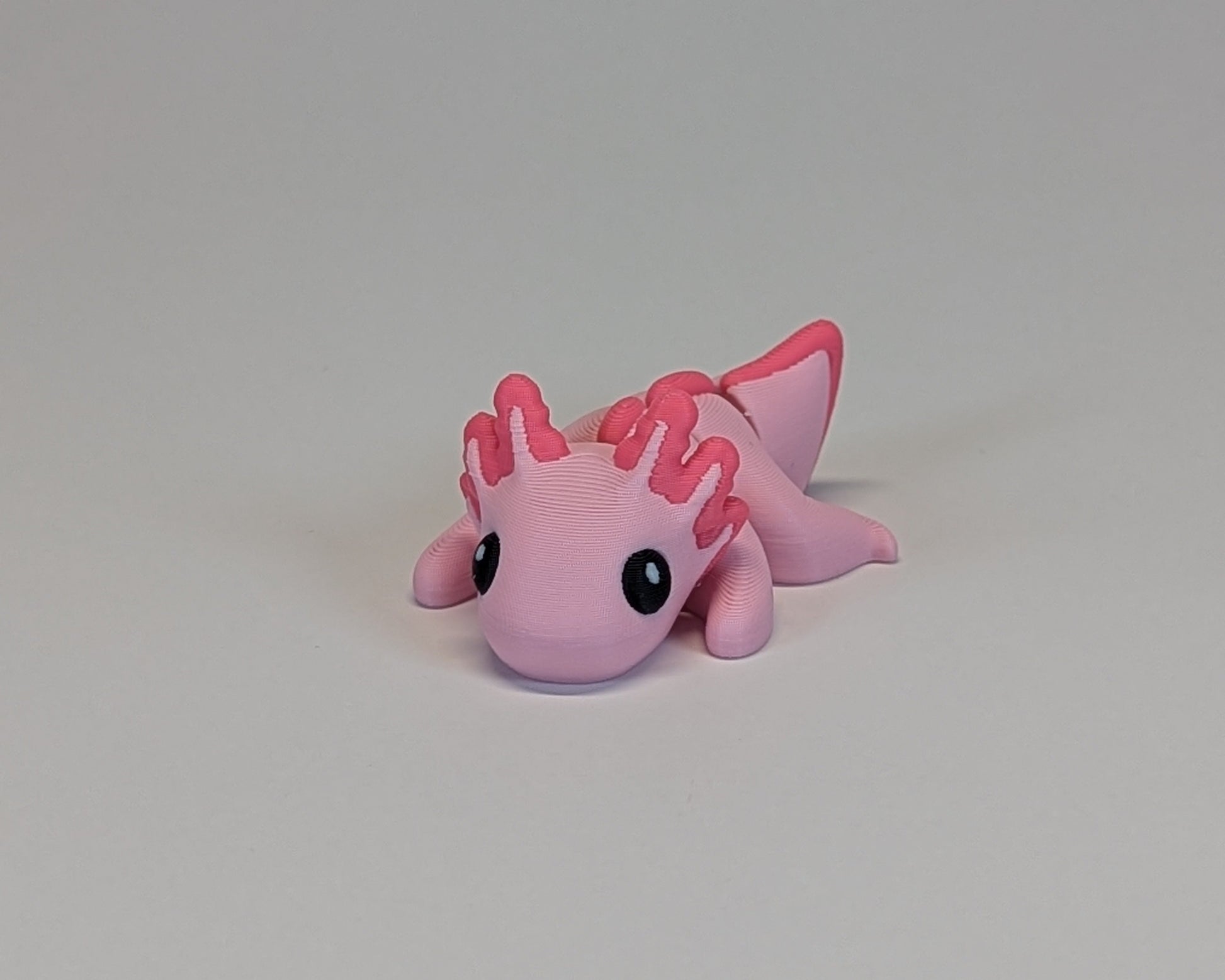 Jiggle Pet Axolotl Facing Camera Right