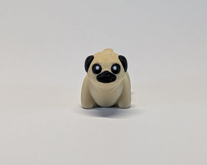 Jiggle Pet Pug Front View