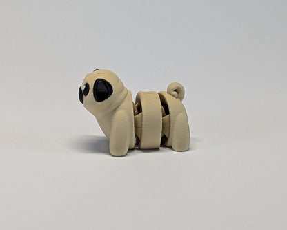 Jiggle Pet Pug Left Side View