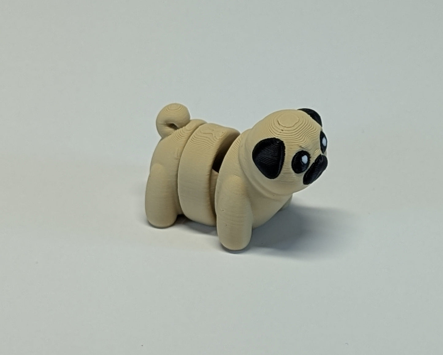 Jiggle Pet Pug Right Facing Three Quarter View