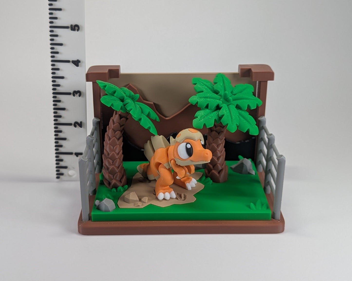 Jurassic World Tiny Habitat Empty Height