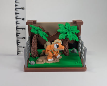Jurassic World Tiny Habitat Empty Height