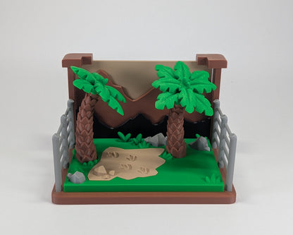 Jurassic World Tiny Habitat Empty front View