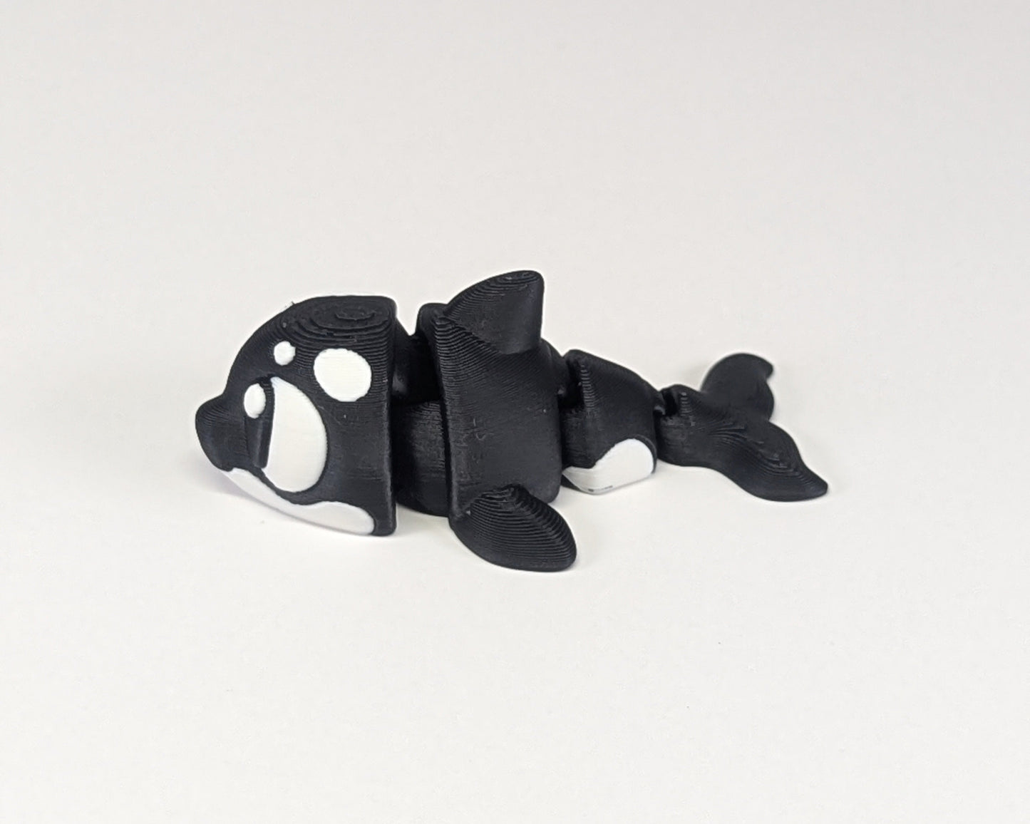 Killer Whale Cute Critter Side View Left