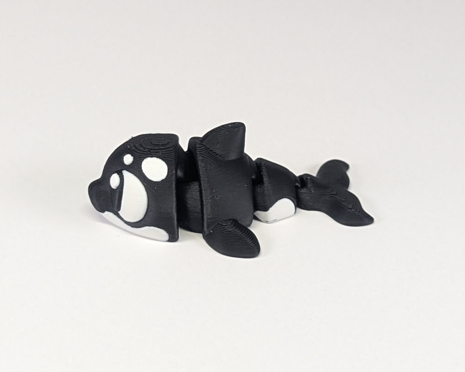 Killer Whale Cute Critter Side View Left