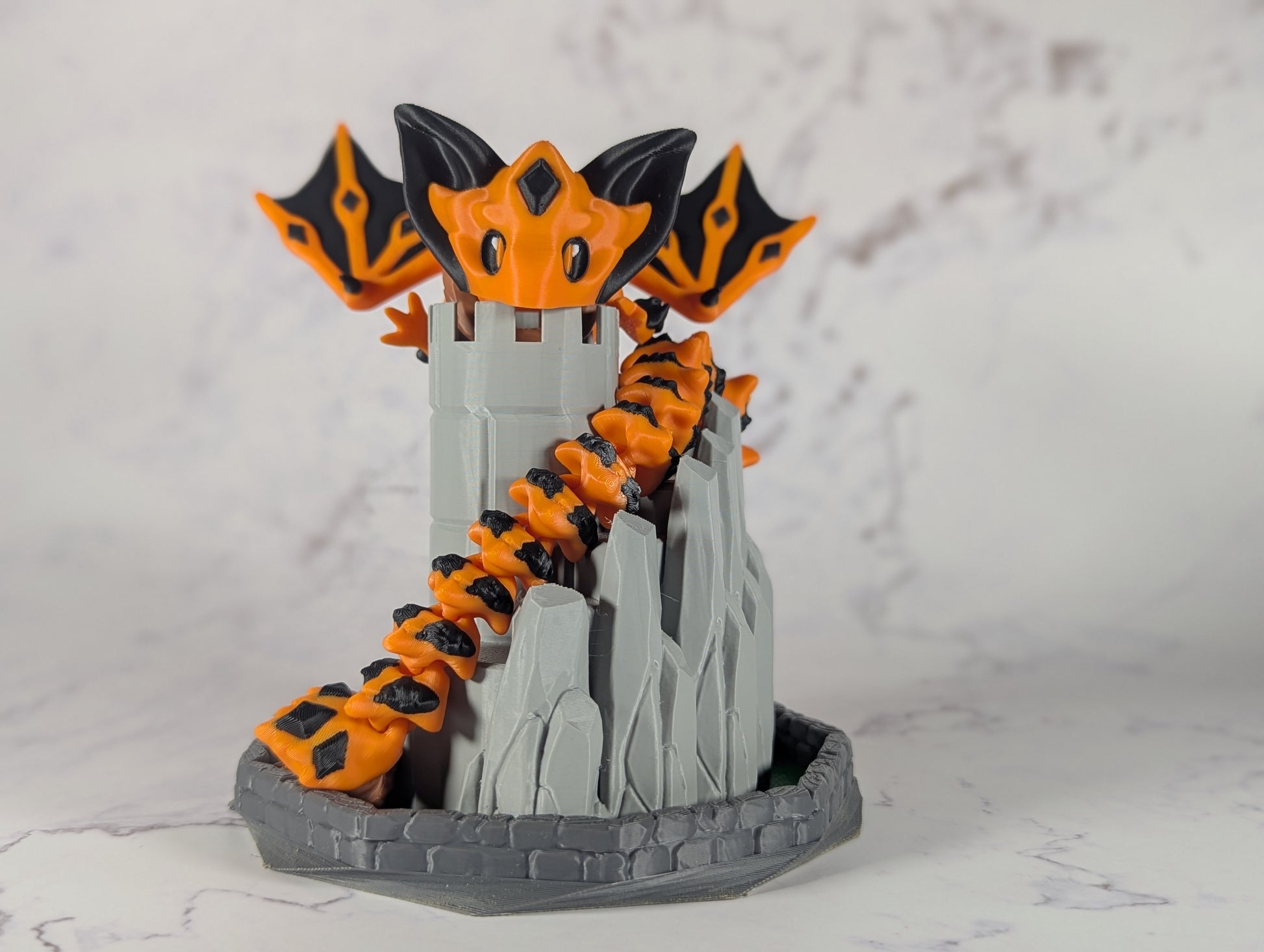 Nightstone Dragon On Tower