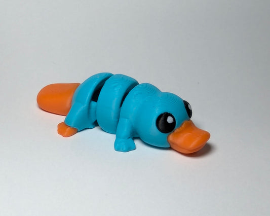 Platypus Jiggle Pets Mini Flexi Animal facing right