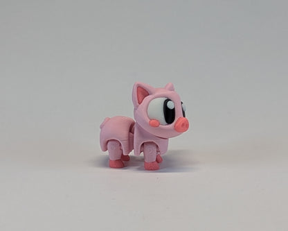 Pig Cute Critter Looking Right