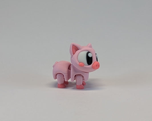 Pig Cute Critter Looking Right
