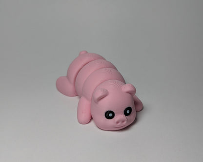 Pig Jiggle Pets Mini Flexi Animal facing right