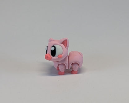 Pig Cute Critter Looking Left