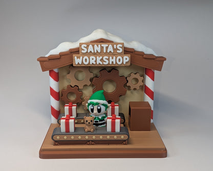 Santa's Workshop with Elf