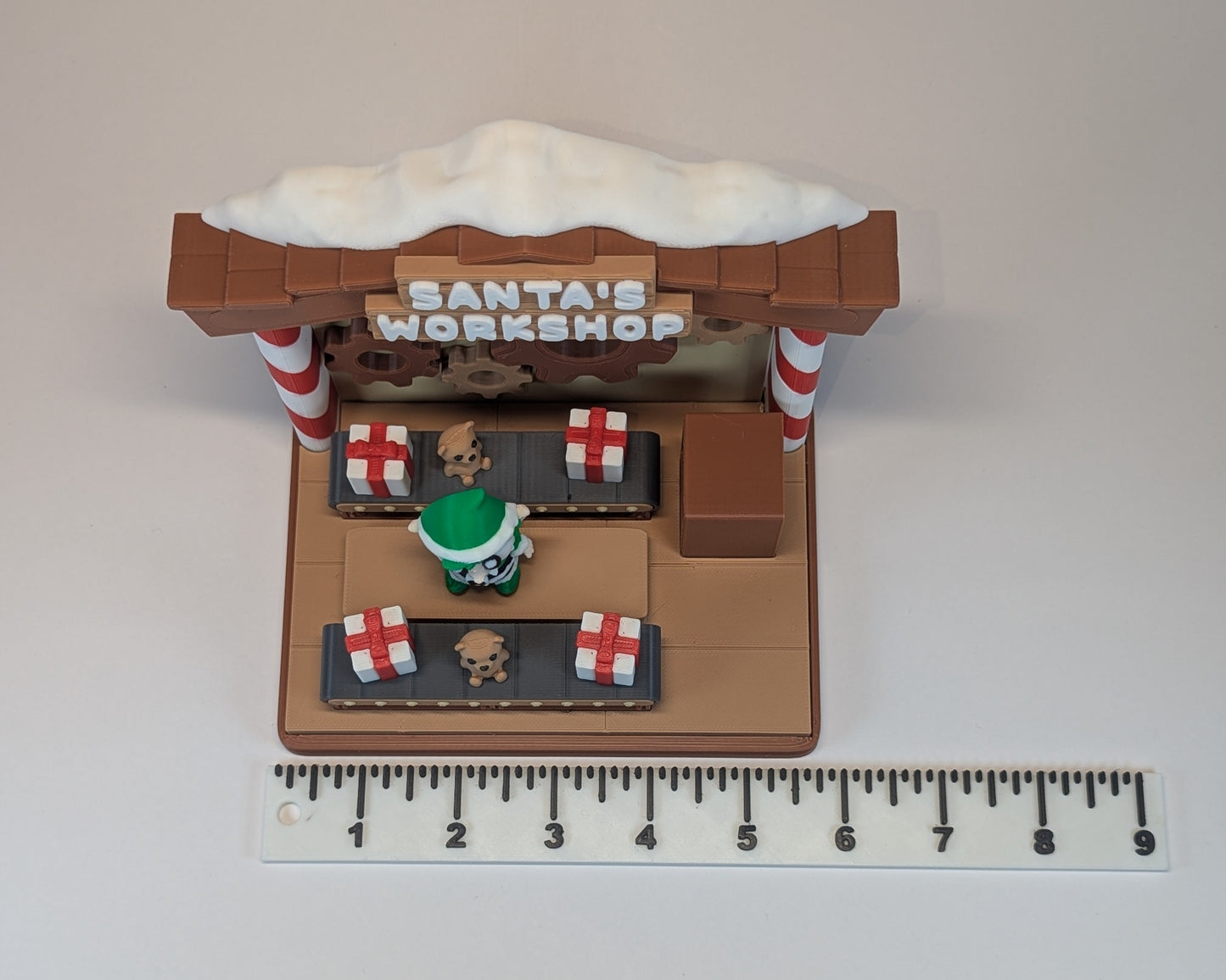 Santa's Workshop with Elf Width View