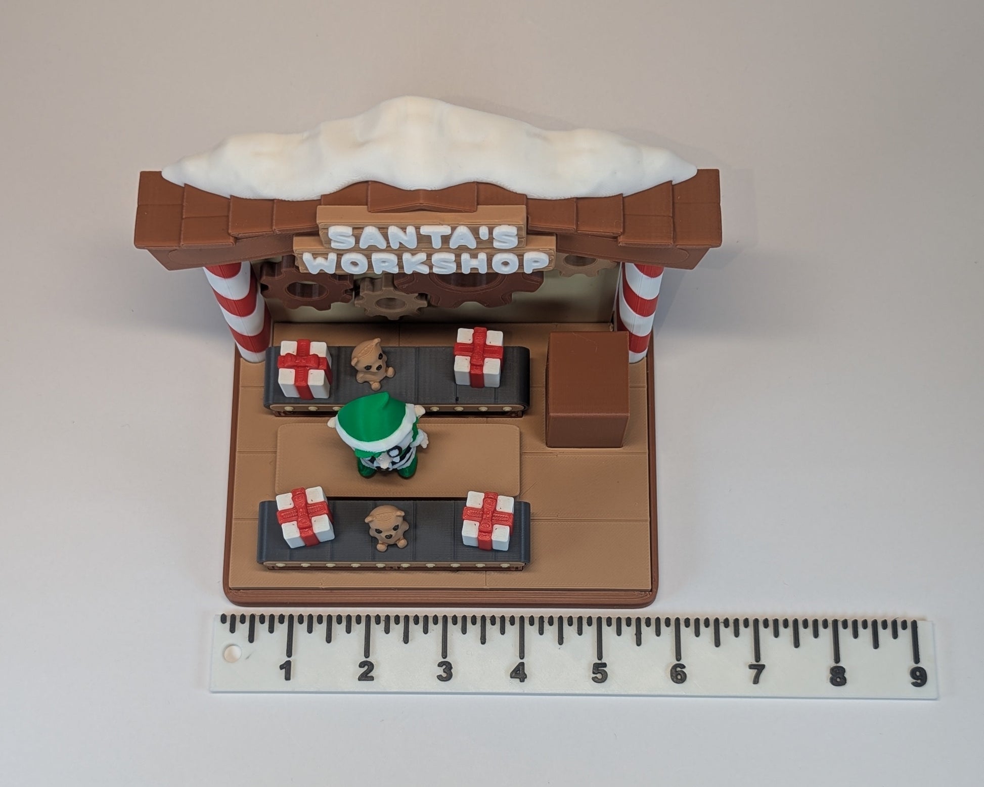 Santa's Workshop with Elf Width View