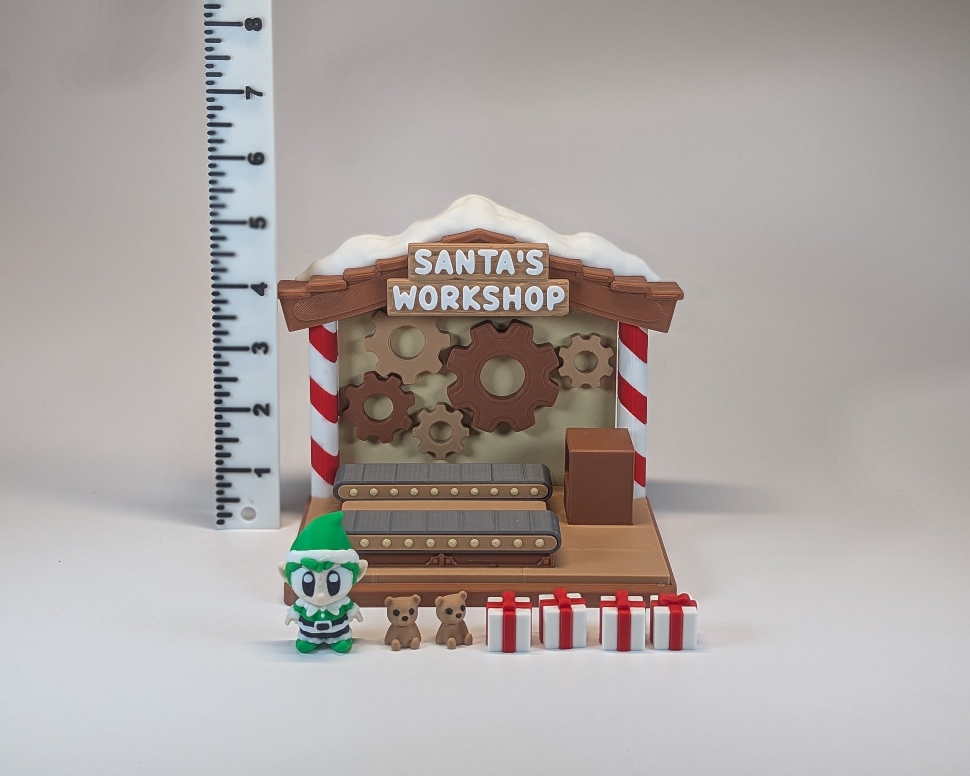 Santa's Workshop with Elf Height View